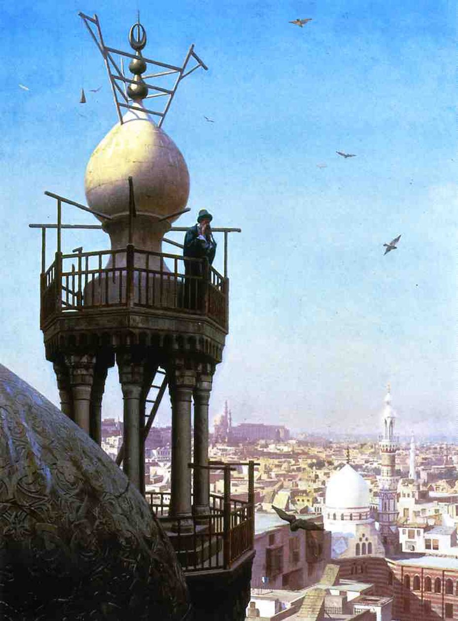 Muezzinruf, 1878 von Jean Leon Gerome