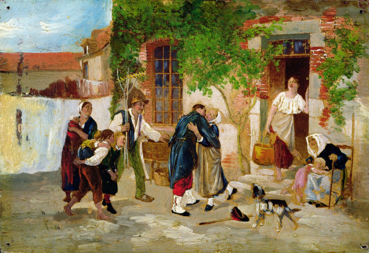 Die Rückkehr des Soldaten, 1873 von Jean Louis Ernest Meissonier