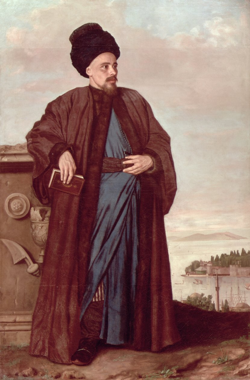 Richard Pococke in orientalischer Tracht, 1738 von Jean Étienne Liotard