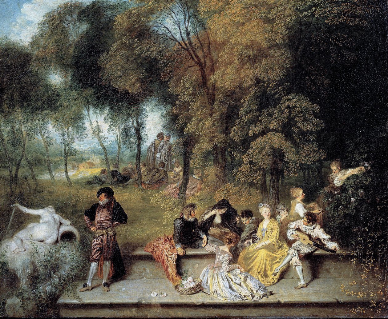 Freuden der Liebe von Jean-Antoine Watteau