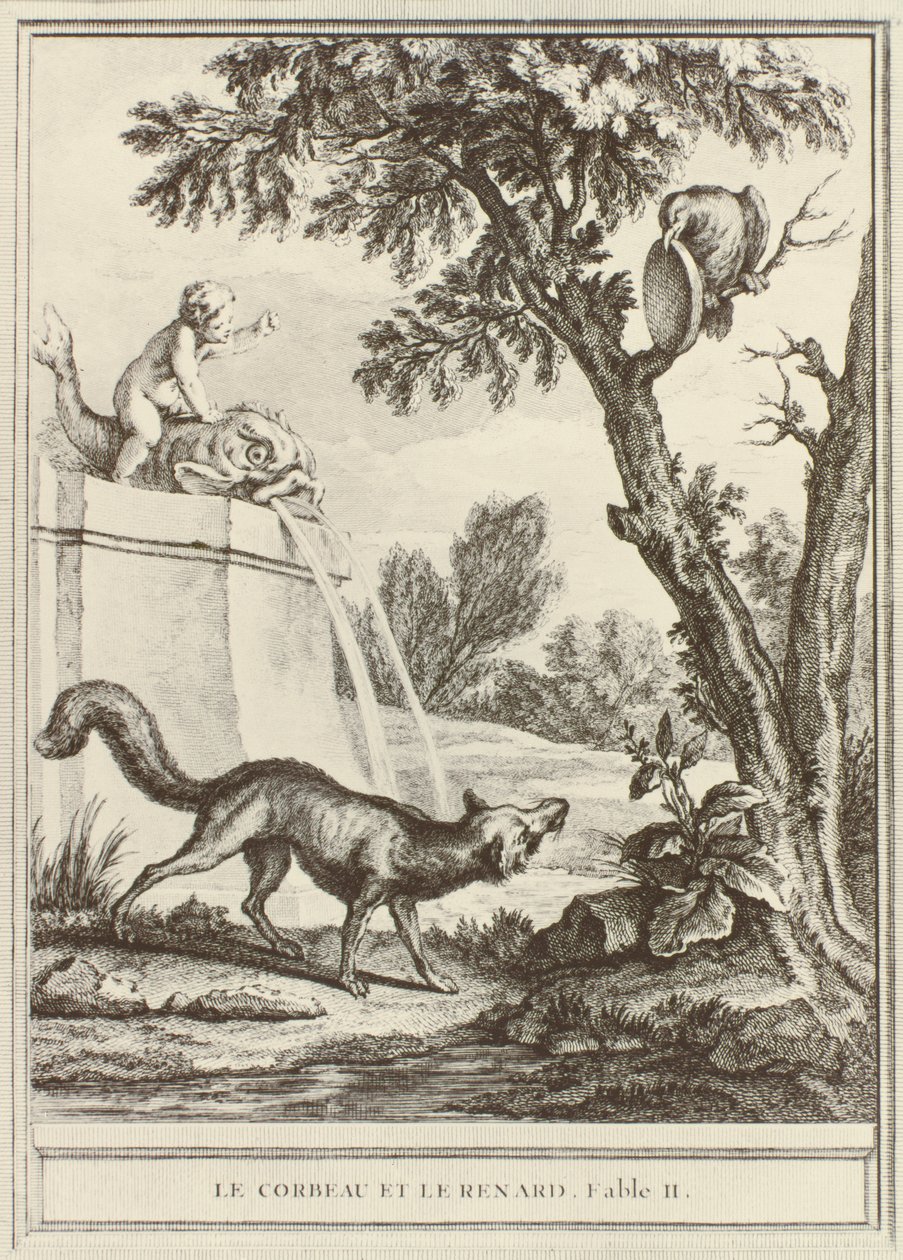 Der Fuchs und die Krähe, aus 