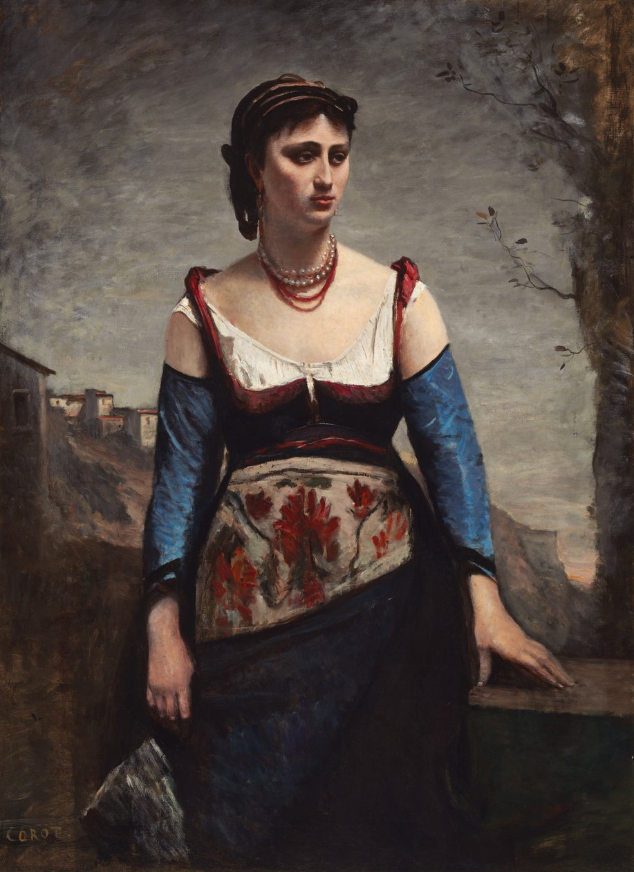 Agostina von Jean-Baptiste-Camille Corot