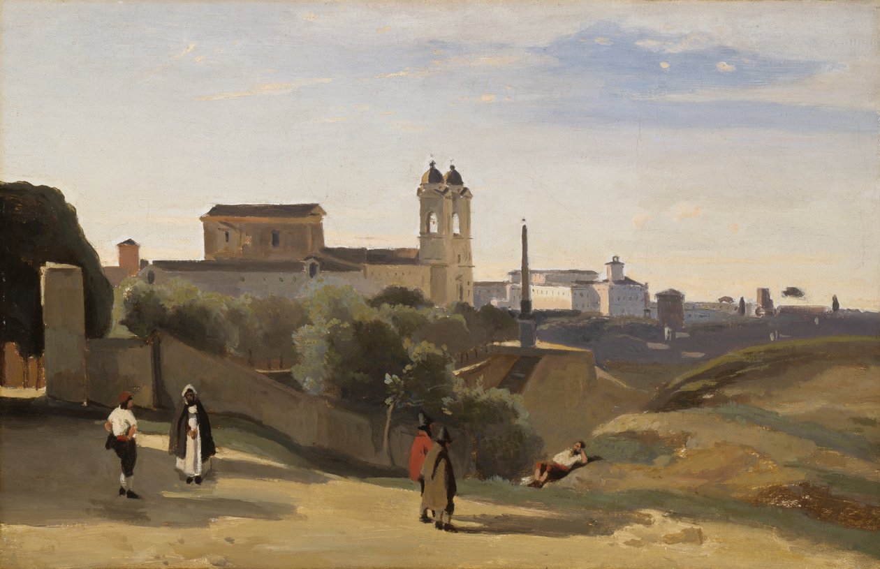 Monte Pincio, Rom von Jean-Baptiste-Camille Corot