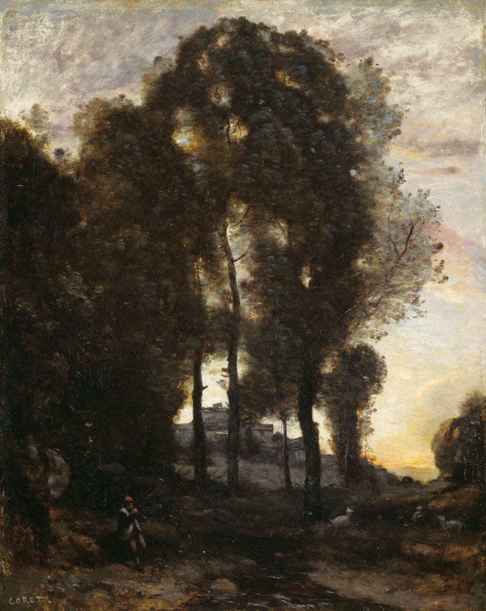 Erinnerung an Italien von Jean-Baptiste-Camille Corot