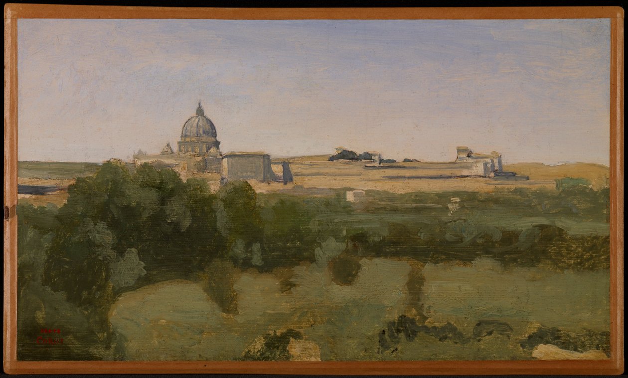Blick auf Rom vom Monte Pincio von Jean-Baptiste-Camille Corot