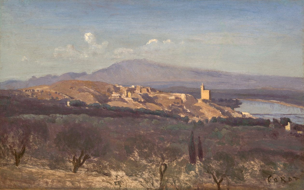 Villeneuve-les-Avignon von Jean-Baptiste-Camille Corot