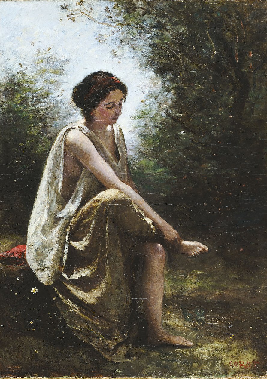 Verwundete Eurydike von Jean-Baptiste-Camille Corot