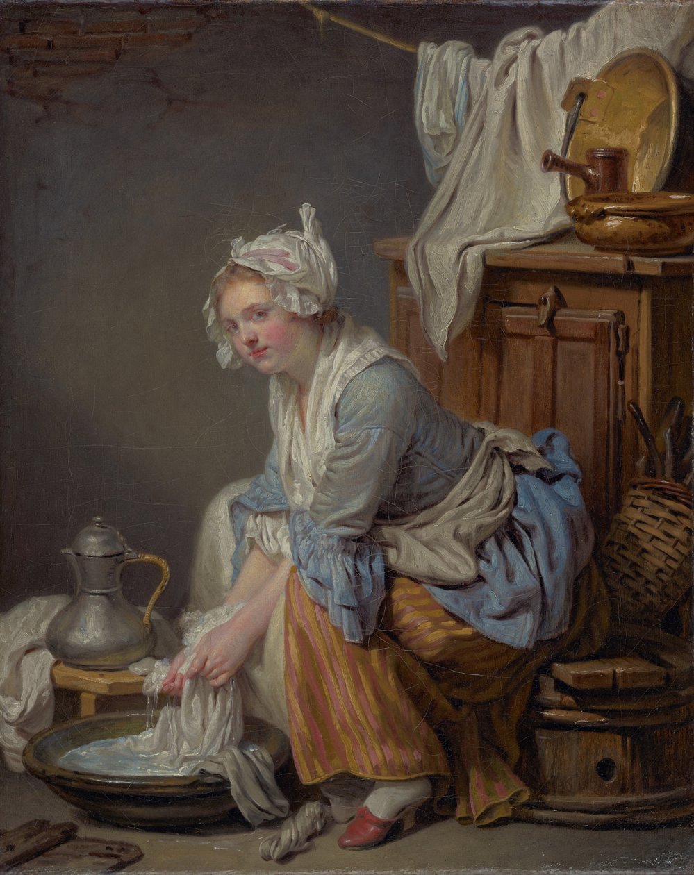 Die Wäscherin von Jean-Baptiste Greuze