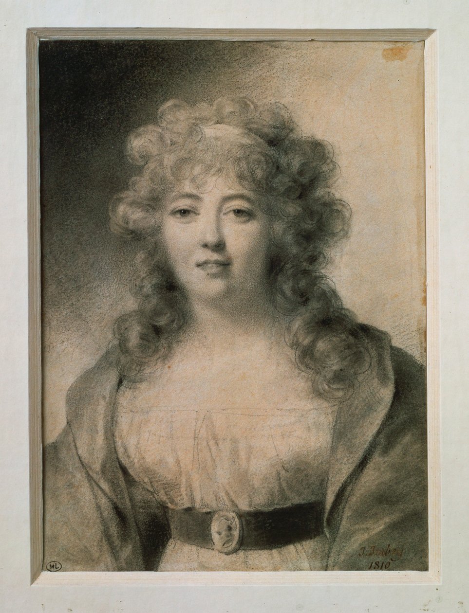 Mme. de Stael, geborene Germaine Necker von Jean Baptiste Isabey