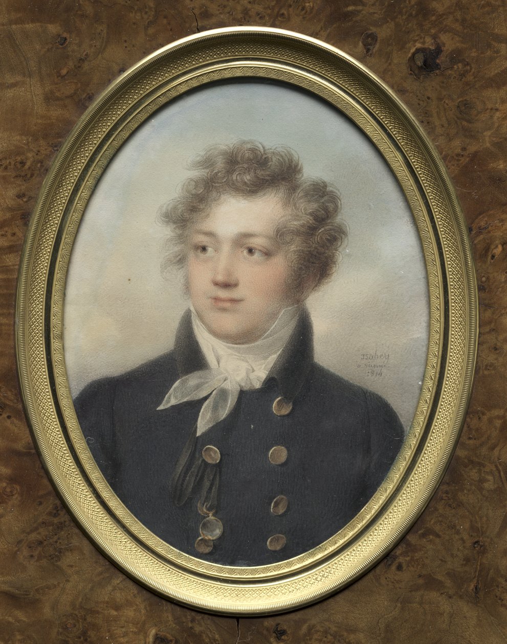 Porträt eines Mannes, möglicherweise Alexander I., Kaiser von Russland von Jean-Baptiste Isabey