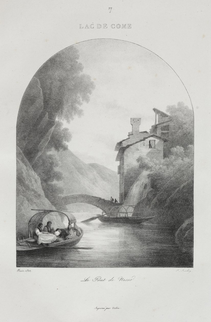 Reise nach Italien im Jahr 1822 von Jean-Baptiste Isabey