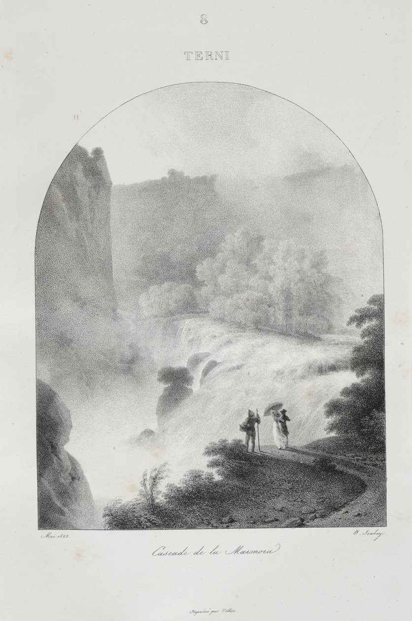 Reise nach Italien im Jahr 1822 von Jean-Baptiste Isabey