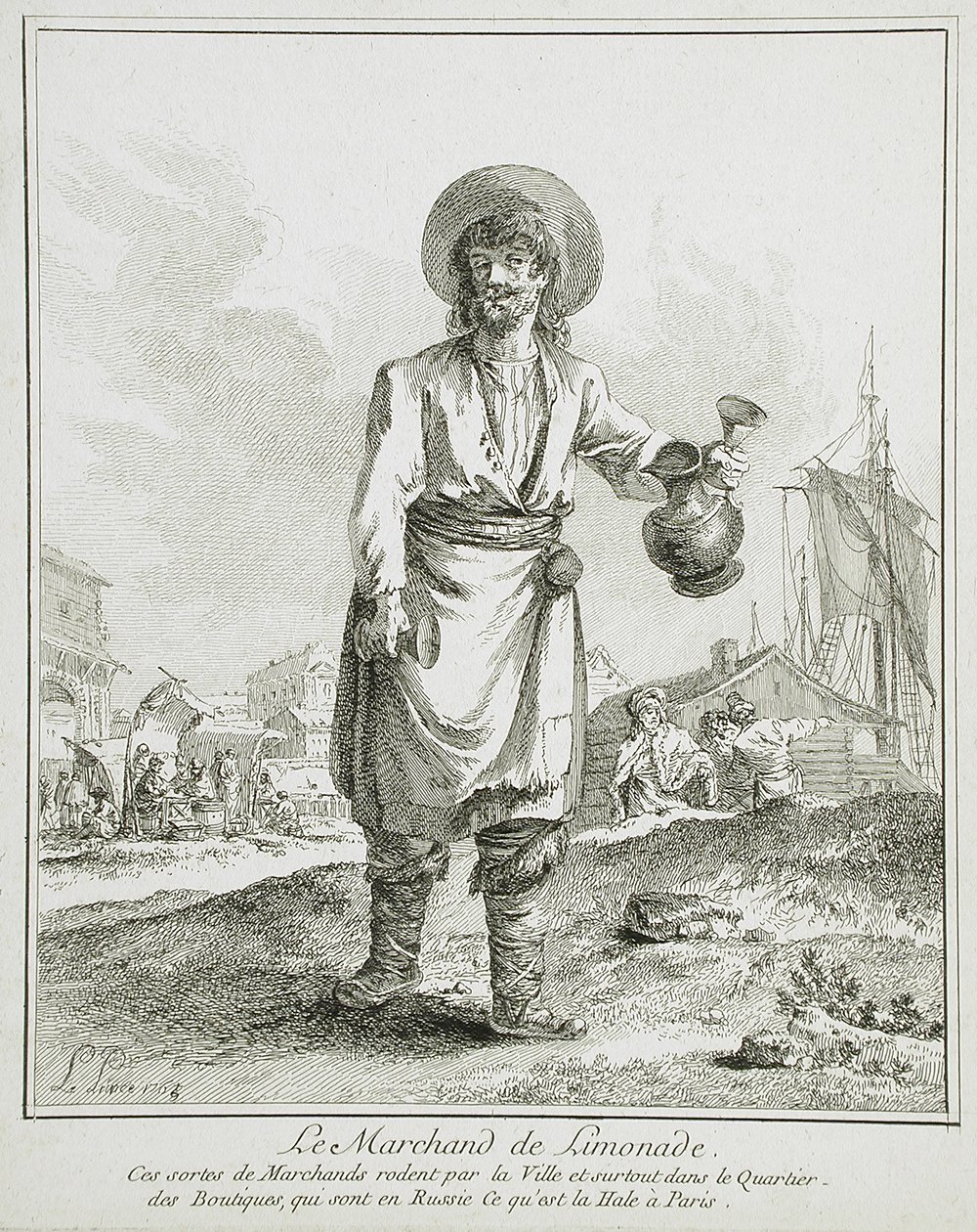 Die Limonadenverkäuferin von Jean-Baptiste Le Prince