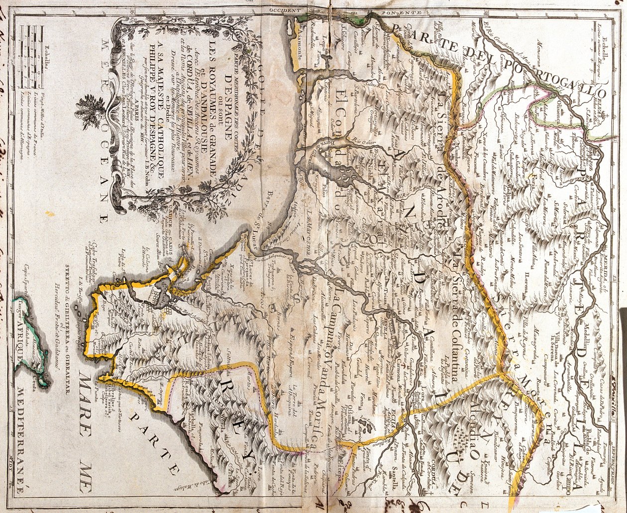 Andalusien, Kastilien-La Mancha, Spanien von Jean Baptiste Nolin