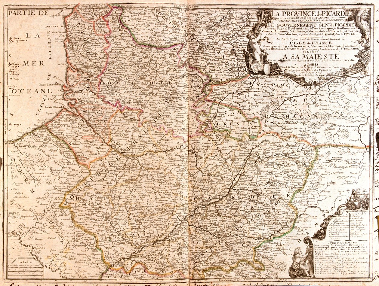 Nord-Pas-de-Calais, Picardie, Obernormandie, Frankreich von Jean-Baptiste Nolin