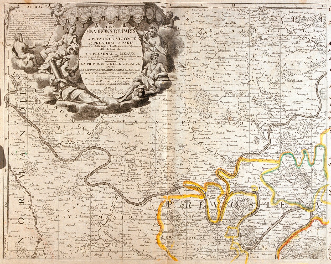 Paris, Frankreich von Jean-Baptiste Nolin