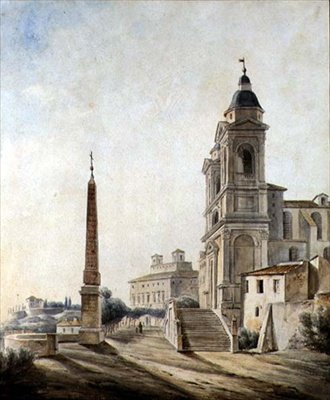 Die Französische Akademie in Rom von Jean Baptiste Philippe Cannissie