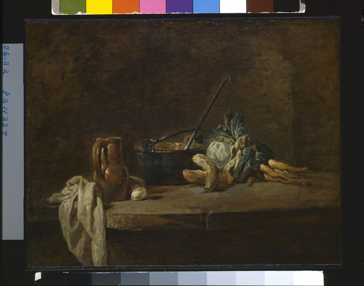 Gemüse für die Suppe von Jean Baptiste Simeon Chardin