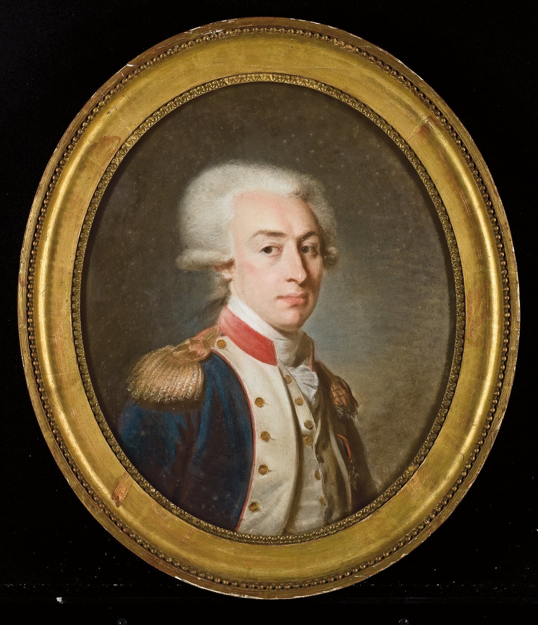Porträt des Marquis de La Fayette von Jean Baptiste Weyler