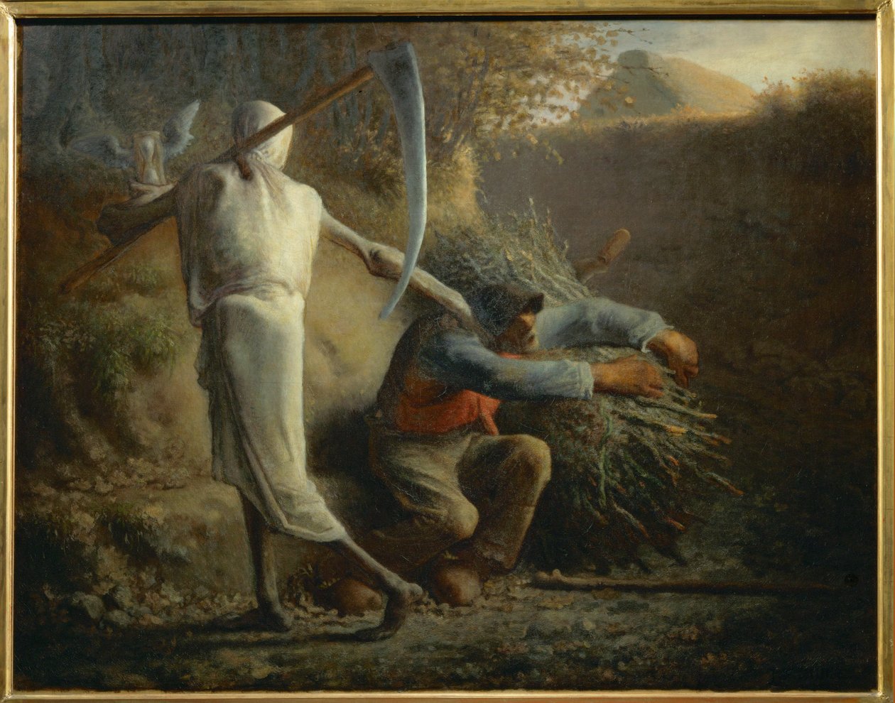 Der Tod und der Holzhacker von Jean-Francois Millet
