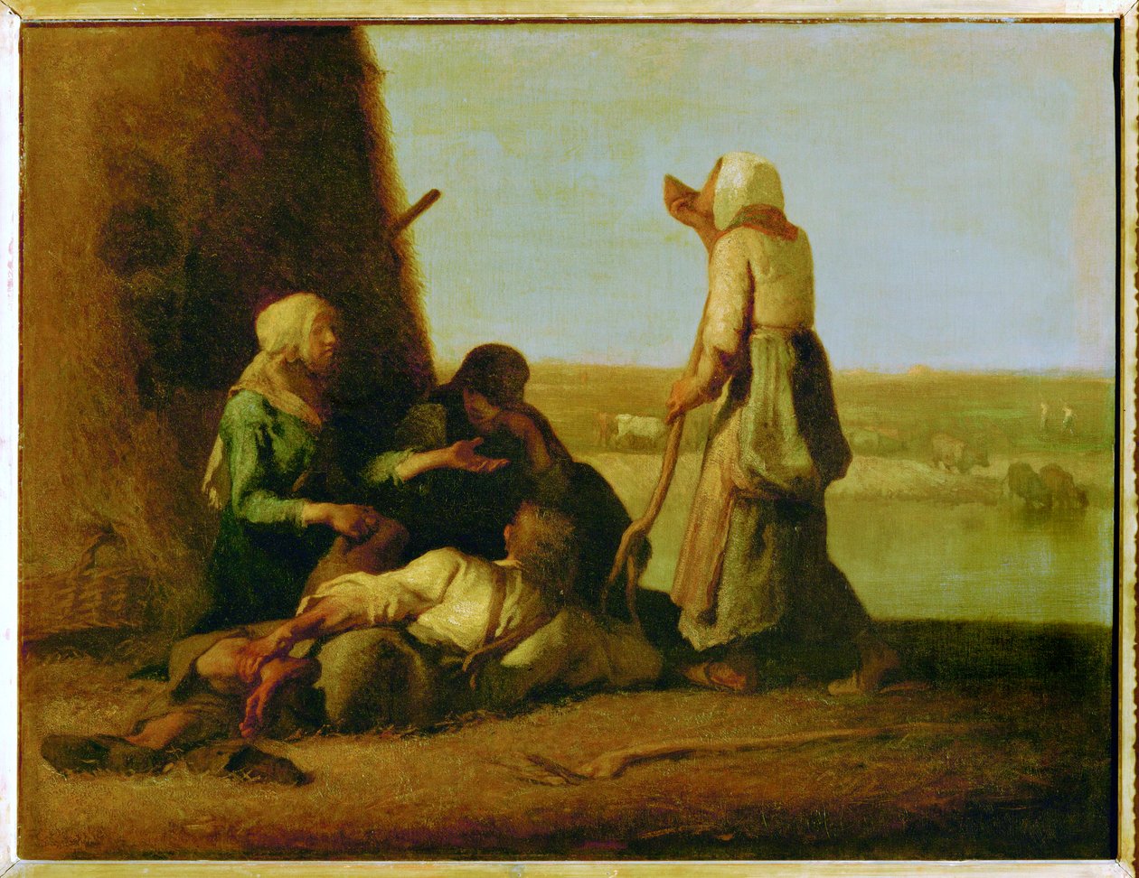 Le Repos des Faneurs von Jean-Francois Millet