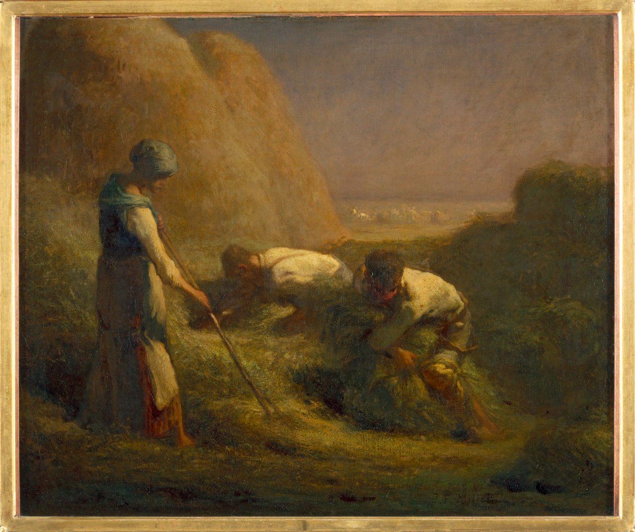 Les botteleurs de foin von Jean Francois Millet