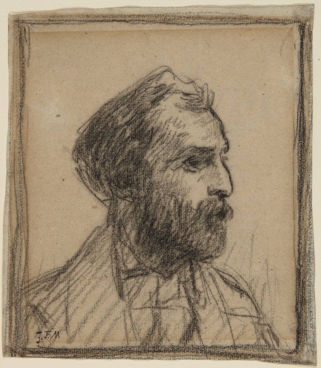 Porträt von William Morris Hunt von Jean-Francois Millet