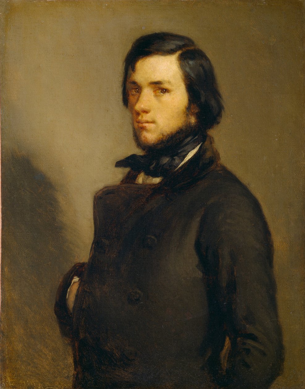 Porträt eines Mannes von Jean-Francois Millet