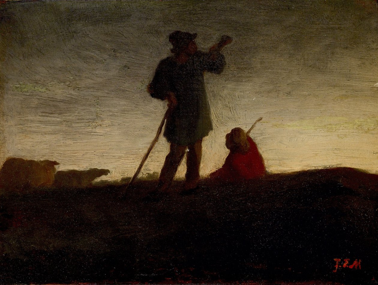 Erinnerung an die Herde von Jean-Francois Millet