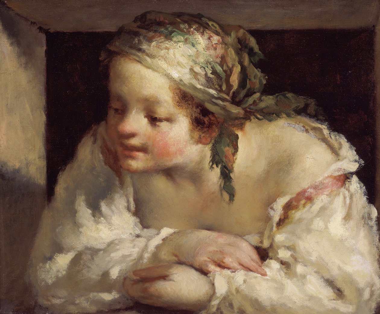 Junge Frau von Jean-Francois Millet