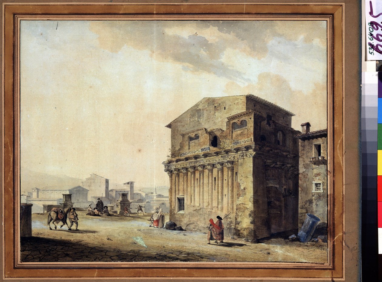 Rom, das Haus des Pontius Pilatus von Jean François Thomas de Thomon