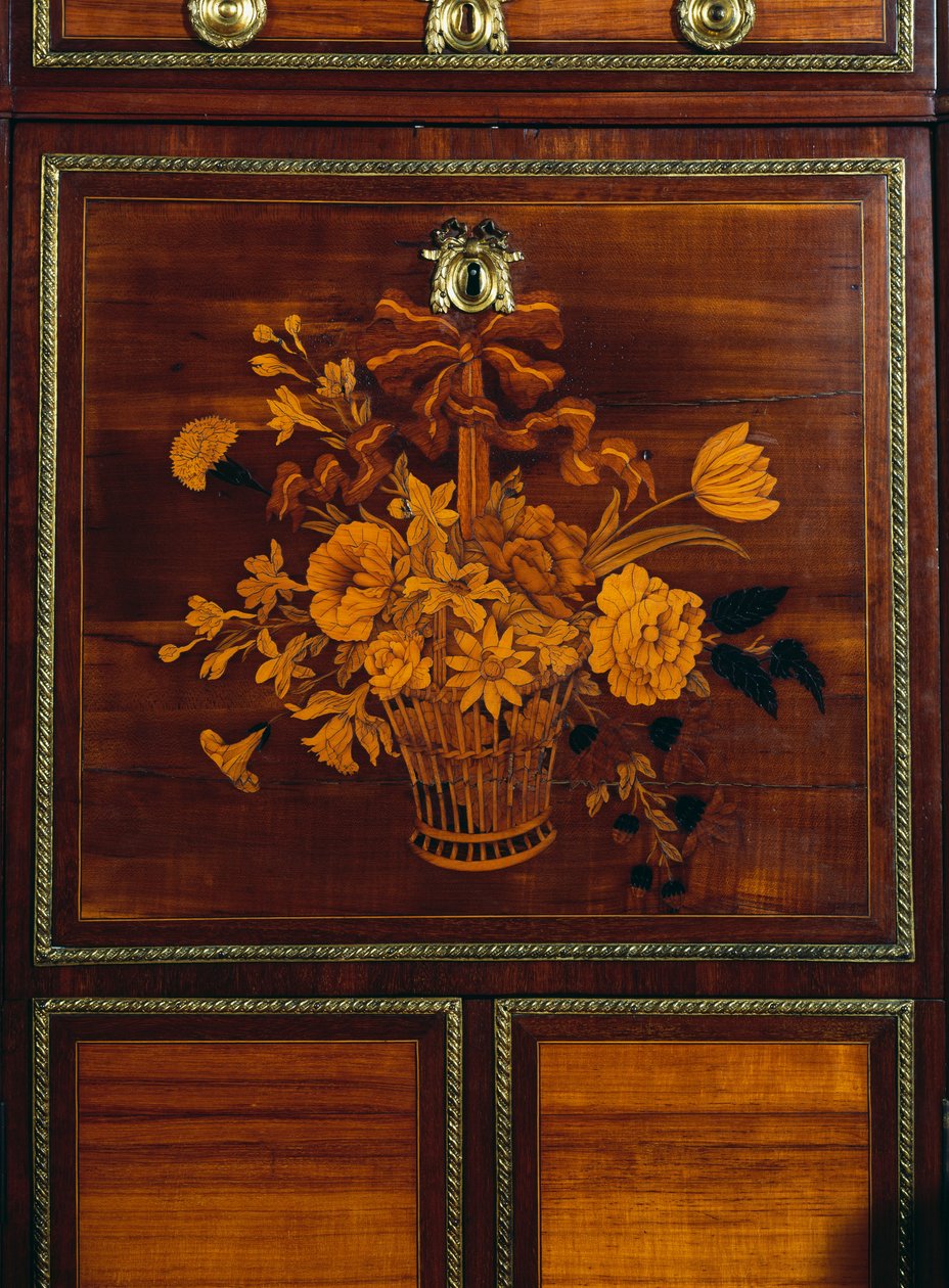 Blumenkorb (Detail) von Jean Henri Riesener