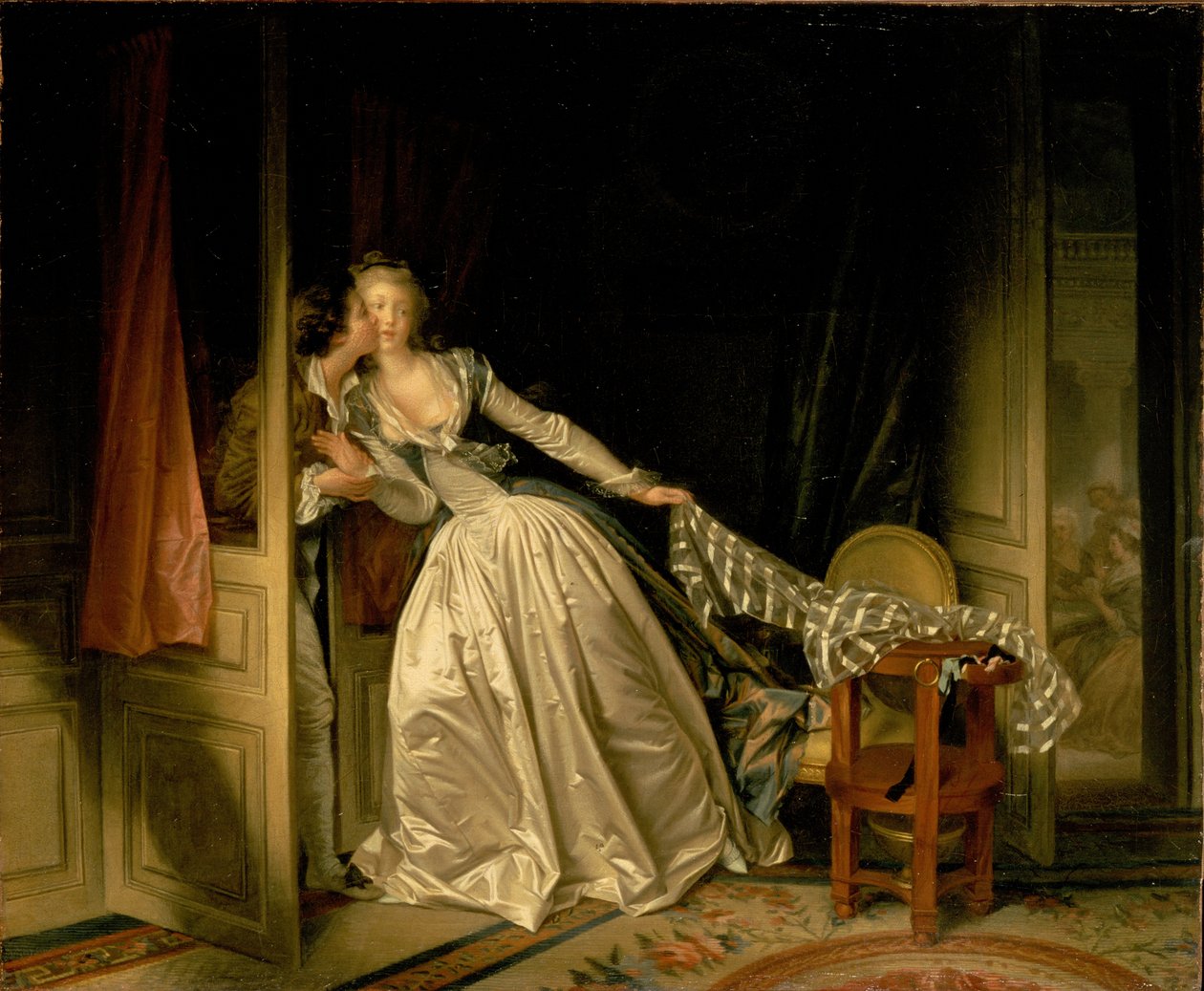 Der gestohlene Kuss von Jean-Honore Fragonard