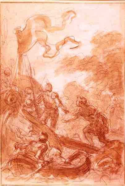 Orlando verlässt die Insel von Jean Honore Fragonard
