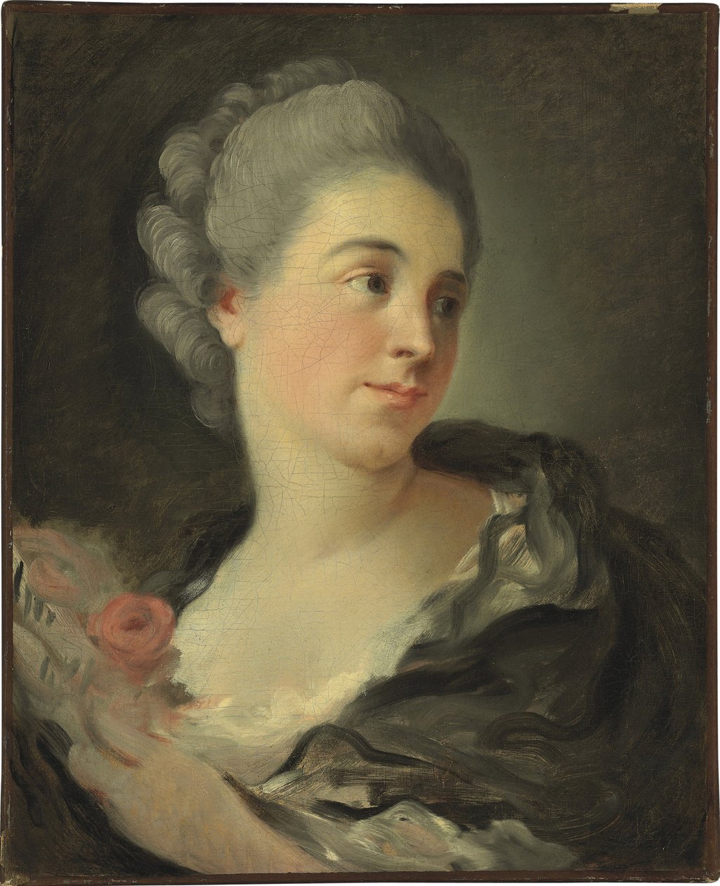 Porträt von Marie Therese Colombe von Jean Honore Fragonard