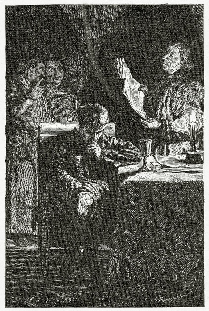 Illustration von Ludwig XI. in der Bastille, 19. Jahrhundert von Jean Louis Ernest Meissonier