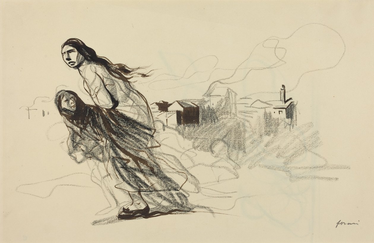 Nach Douai, wahrscheinlich 1918 von Jean-Louis & Caran D