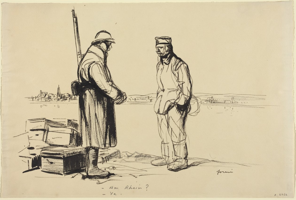 - Am Rhein? - Ja. von Jean-Louis Forain
