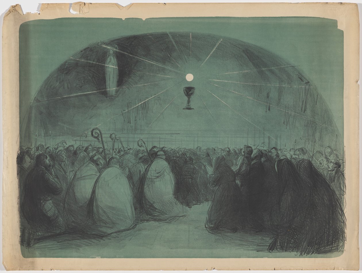 Lourdes, 1914, 25. Internationaler Eucharistischer Kongress von Jean-Louis Forain