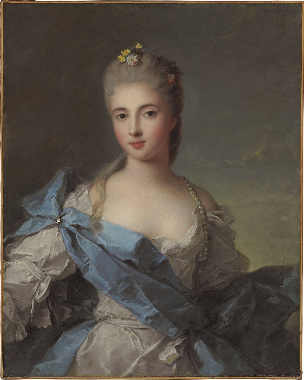 Porträt der Herzogin von La Rochefoucauld von Jean Marc Nattier