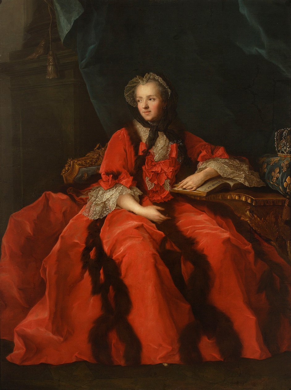 Porträt der Königin Maria Leszczyńska von Jean-Marc Nattier