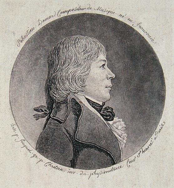 Sebastien Demar (1763-1832), graviert von Gilles-Louis Chretien (1754-1811) von Jean (after) Fouquet