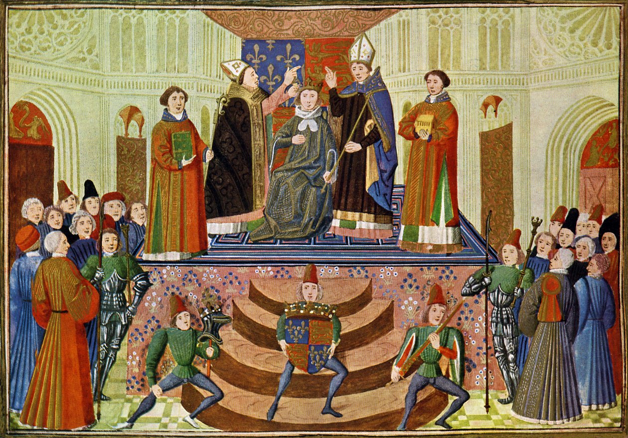 Die Krönung von Heinrich IV. von England von Jean (after) Froissart