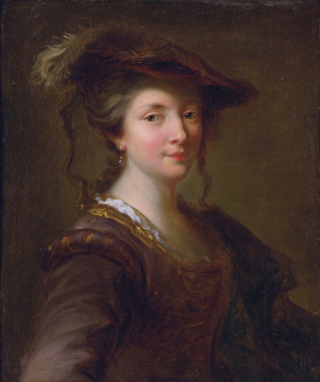 Louise Julie de Mailly-Nesle, Gräfin von Mailly, eine Favoritin von Ludwig XV. von Jean Alexis Grimou