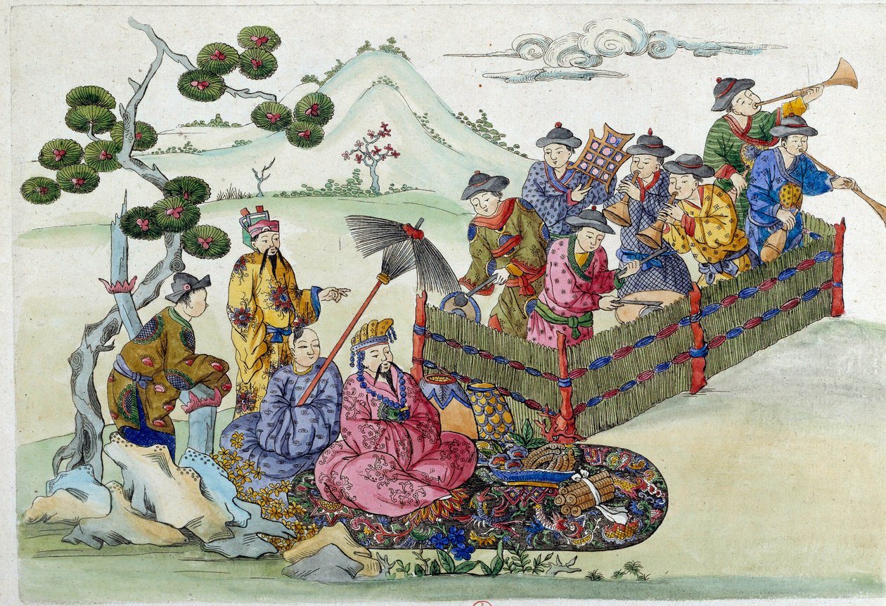 Ein Konzert im Garten von Jean Antoine Fraisse