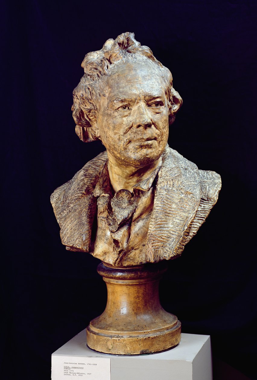 Büste von Christoph Willibald von Gluck (1714-87) ca. 1775 von Jean Antoine Houdon