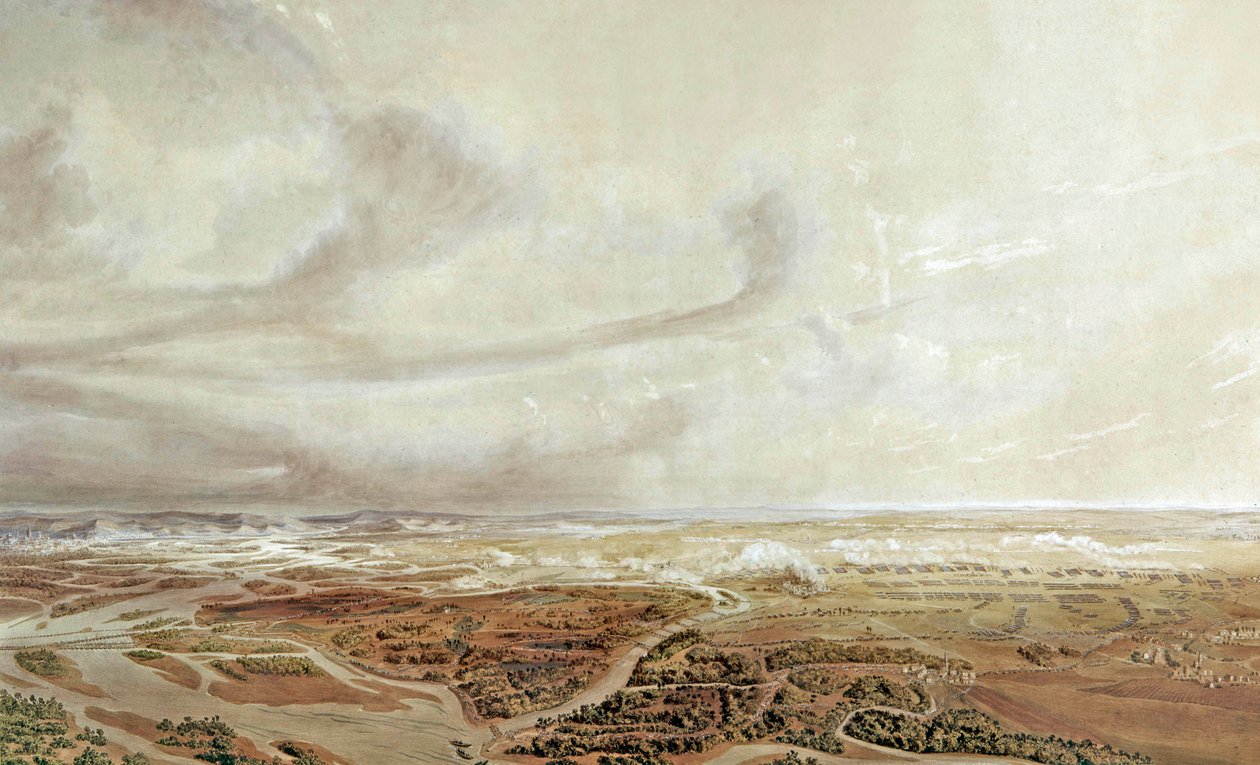 Schlacht von Wagram (5.-6. Juli 1809): Französischer Sieg gegen die Österreicher von Jean Antoine Simeon Fort