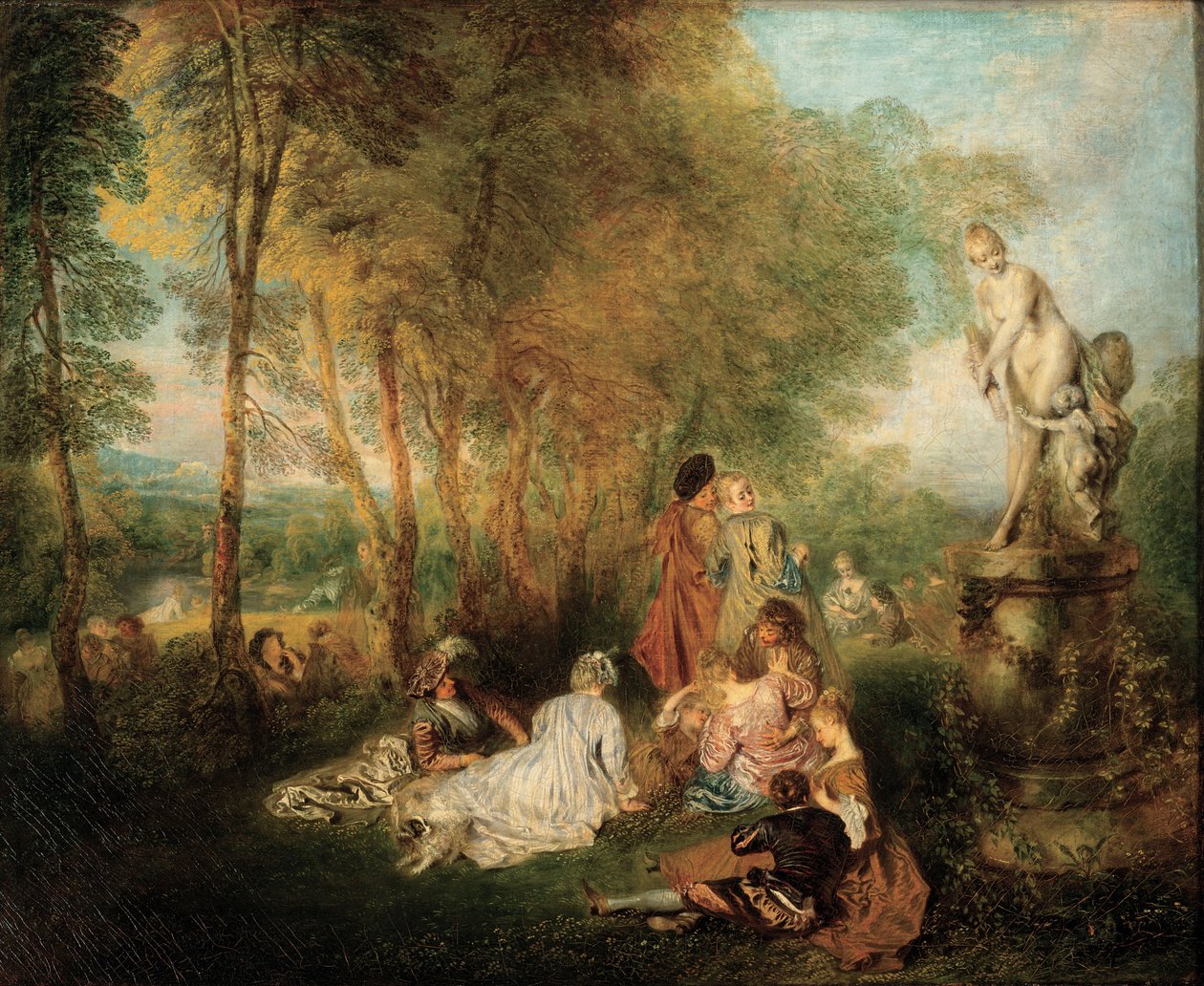 Das Fest der Liebe von Jean Antoine Watteau