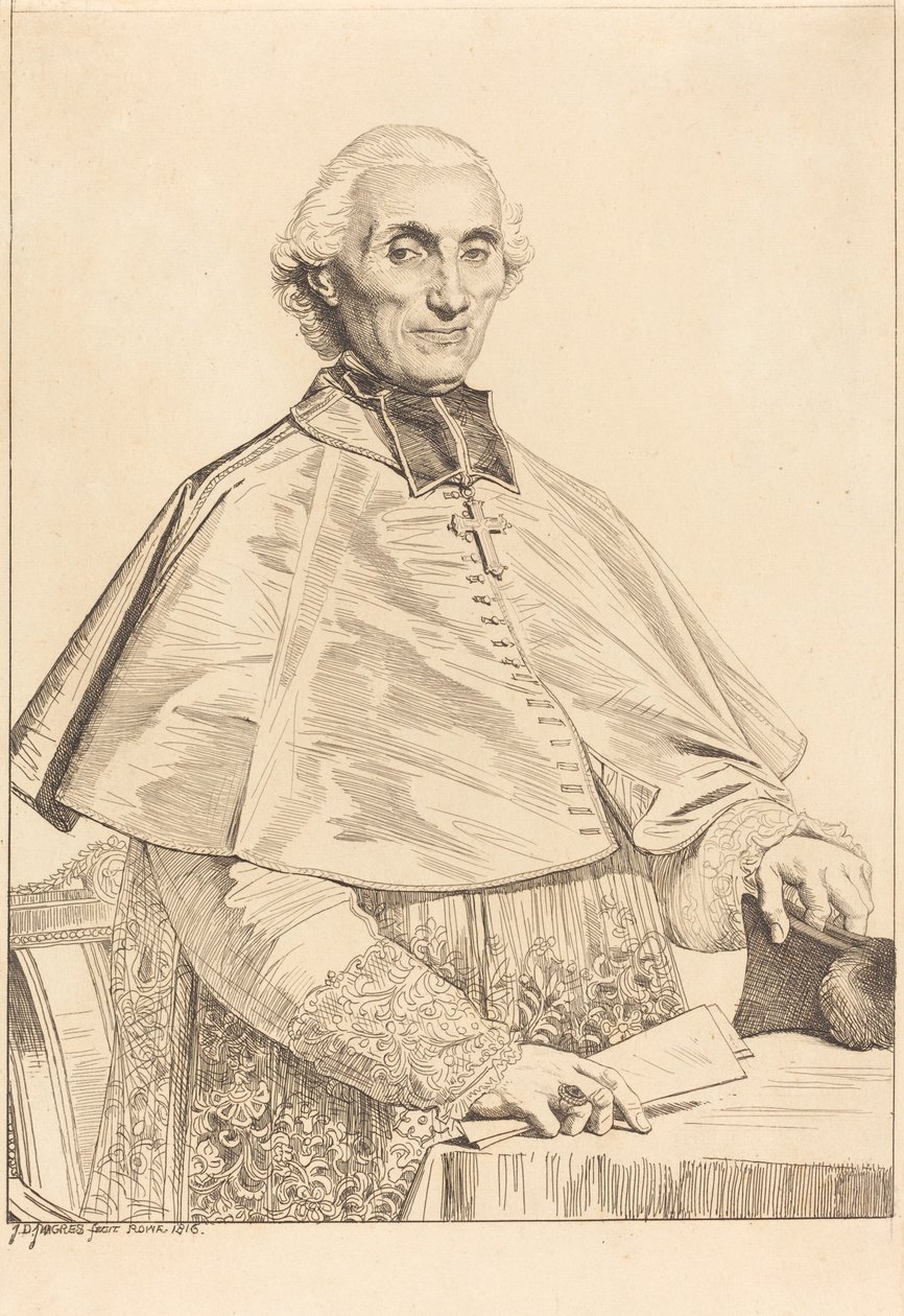 Gabriel Cortois de Pressigny von Jean Auguste Dominique Ingres