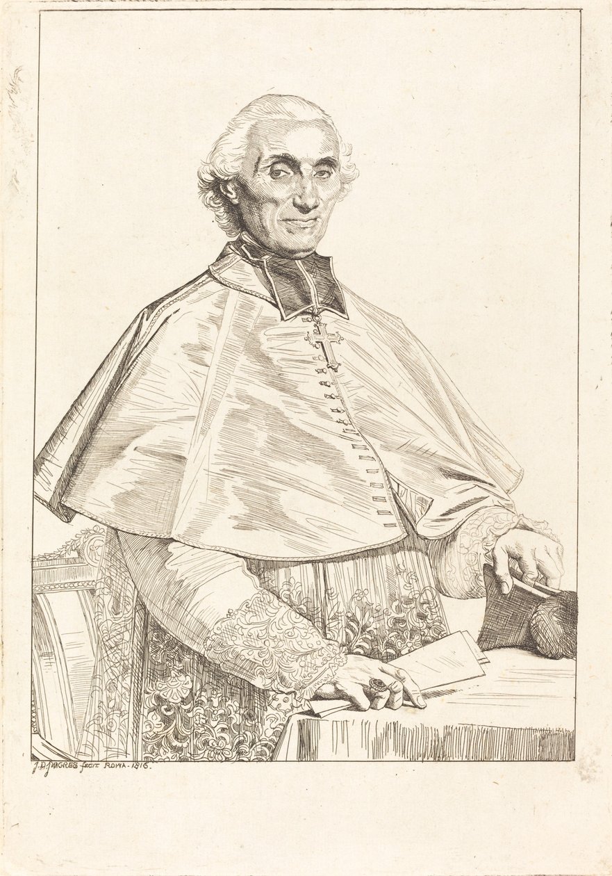 Gabriel Cortois de Pressigny von Jean Auguste Dominique Ingres